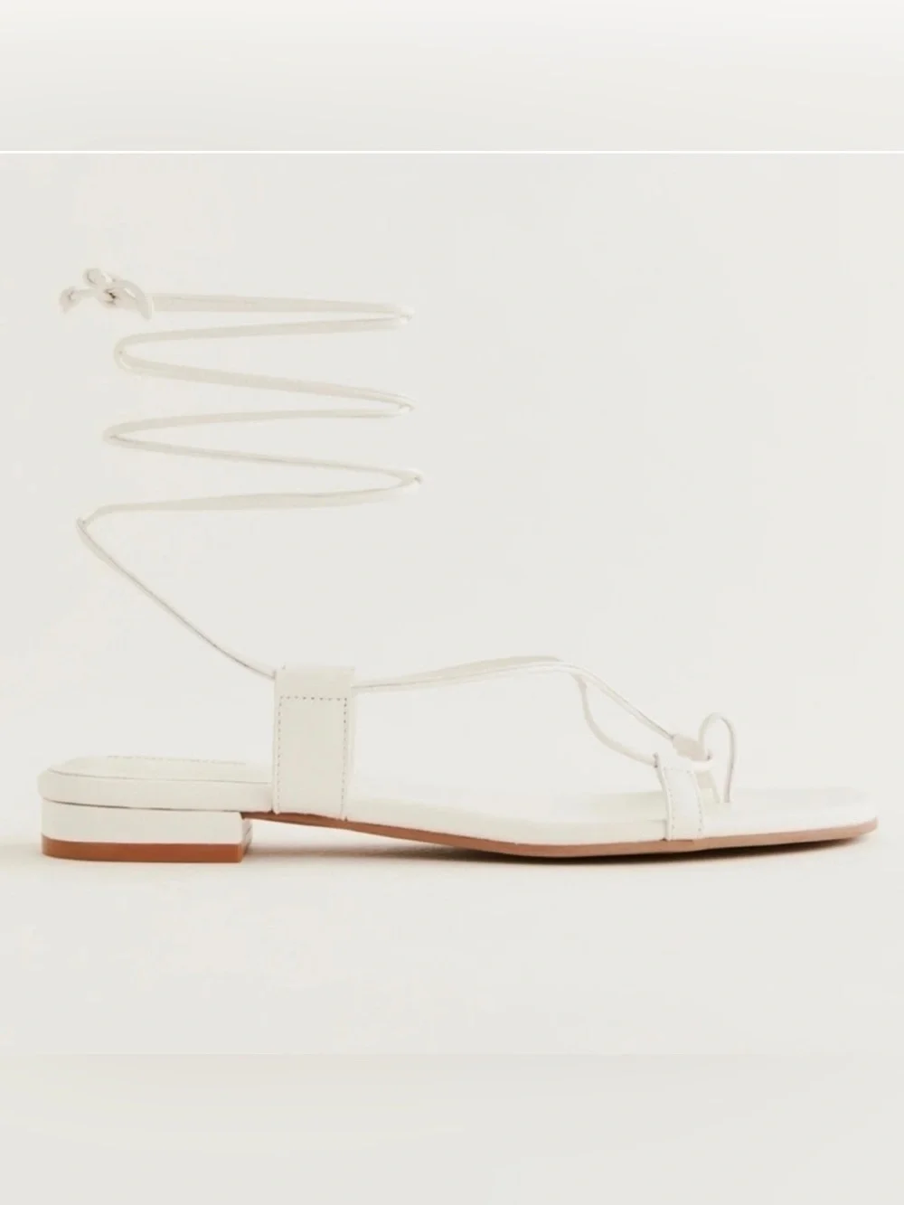 Reformation Aliza Lace Up Sandals
